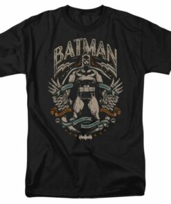 BATMAN GOTHAM HERO ON BLACK T-Shirt