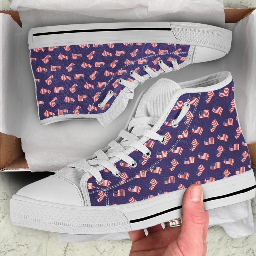 Magenta Pink Glitter Pattern Canvas Shoes