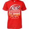 Kansas City Chiefs Super Bowl Tshirt 2023 2024 AFC Champs PL LG Cup