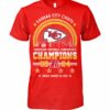Kansas City Chiefs Super Bowl Tshirt 2023 2024 AFC Champs Team