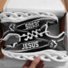White Jesus Walk By Faith Running Sneakers Max Soul Shoes For Men And Women